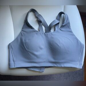 Lululemon Athletica Energy Gray Sports Bra 34C gently used